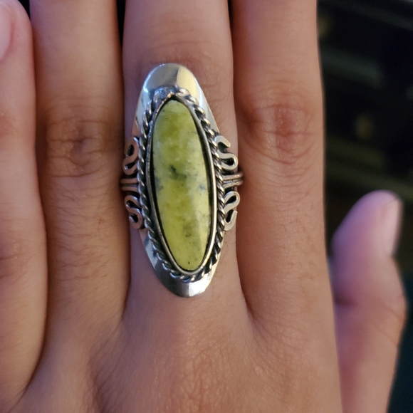 Jewelry - Ring green turquoise adjustable size